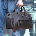 sac voyage cuir homme et femme porté main sac voyage cuir homme et femme porté main