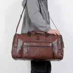 Bagage à main cuir PU élégant idéal pour le sport porté bandoulière