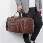 Bagage à main cuir PU élégant idéal pour le sport porté main