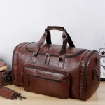 Bagage à main cuir PU élégant idéal pour le sport sur table