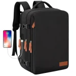 Bagage cabine 40x20x30 imperméable noir - new