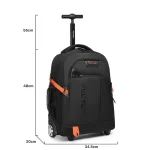 Bagage cabine à roulettes convertible en sac à dos dimensions Bagage cabine à roulettes convertible en sac à dos dimensions