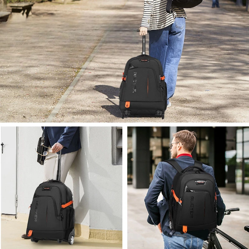 Bagage cabine à roulettes convertible en sac à dos lifestyle