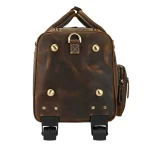 Bagage cabine cuir véritable élégant résistant fond Bagage cabine cuir véritable élégant résistant fond