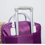 Bagage cabine femme avec roulettes pratique et imperméable poignée retractable Bagage cabine femme avec roulettes pratique et imperméable poignée retractable