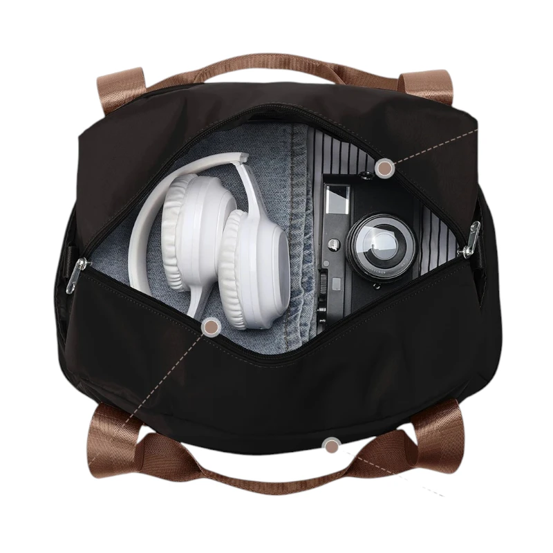 Bagage cabine ryanair 40x20x25 pratique et léger noir interieur
