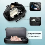 Bagage cabine sac de voyage élégant et pratique vec compartiment chaussures Bagage cabine sac de voyage élégant et pratique vec compartiment chaussures