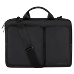 Pochette ordinateur avec compartiment rangement externe noir Pochette ordinateur avec compartiment rangement externe noir