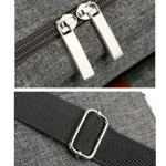 Pochette ordinateur avec poignée et bandoulière détails
