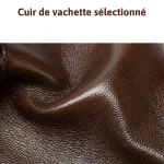 Pochette ordinateur en cuir véritable style vintage cir vachette Pochette ordinateur en cuir véritable style vintage cir vachette