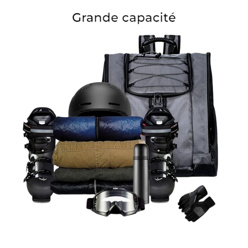 Sac à dos de ski étanche et résistant parfait pour l'aventure hivernale grande capacité