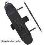 Sac à dos ski snowboard et monoboard grande capacité sangle attache
