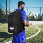Sac de basket à dos pratique avec rangement chaussures porté épaule