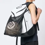 Sac de basket avec filet externe urbain résistant porté avec fillet Sac de basket avec filet externe urbain résistant porté avec fillet