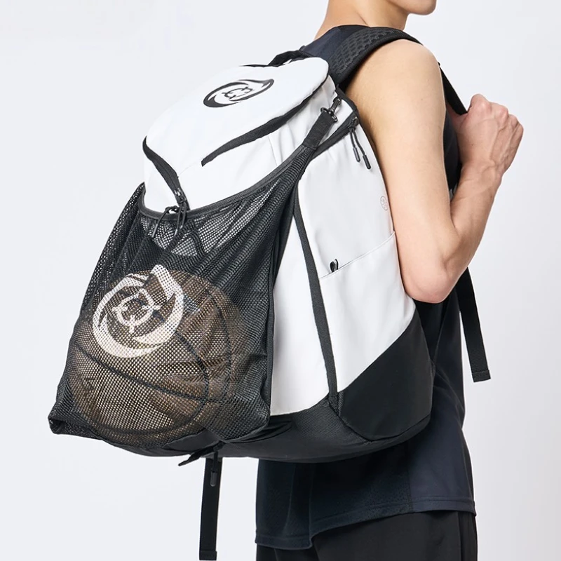 Sac de basket avec filet externe urbain résistant porté avec fillet