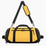 Sac de basket avec poche chaussures étanche jaune Sac de basket avec poche chaussures étanche jaune