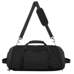 Sac de basket avec poche chaussures étanche noir Sac de basket avec poche chaussures étanche noir