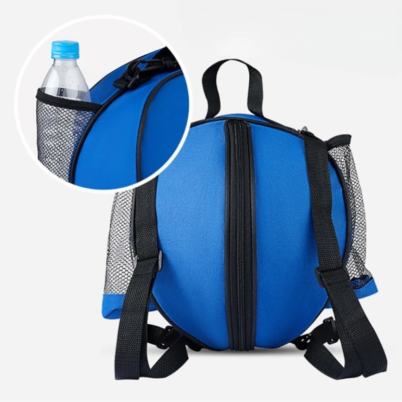 Sac de basket avec une forme de ballon poche externe
