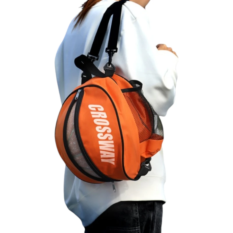Sac de basket avec une forme de ballon porté épaule