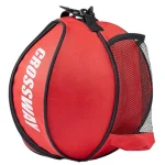 Sac de basket avec une forme de ballon rouge Sac de basket avec une forme de ballon rouge