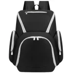Sac de basket ball pratique et résistant noir Sac de basket ball pratique et résistant noir