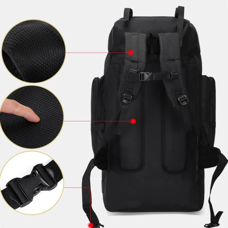 Sac de randonnée 120 litres idéal pour l’aventure et l’exploration rembourage