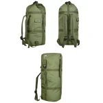 Sac de randonnée 80 litres tactique ultra-résistant différents angles Sac de randonnée 80 litres tactique ultra-résistant différents angles