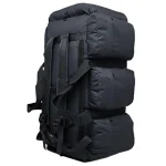 Sac de randonnée imperméable tactique et résistant noir Sac de randonnée imperméable tactique et résistant noir