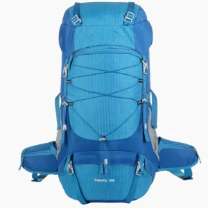 Sac de randonnée léger imperméable polyvalent pour aventure bleu ciel