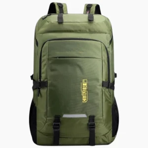 Sac de randonnée voyage 80l robuste pour aventure vert armée - new