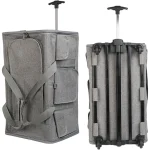 Sac de transport pour chat à roulettes pratique dessus dessous
