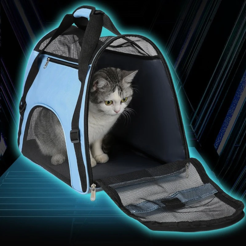 Sac de transport pour chat avec bandoulière avec Chat