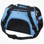 Sac de transport pour chat avec bandoulière bleu Sac de transport pour chat avec bandoulière bleu