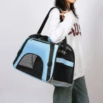 Sac de transport pour chat avec bandoulière porté femme épaule Sac de transport pour chat avec bandoulière porté femme épaule
