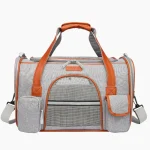 Sac de transport pour chat de 6 kg gris clair