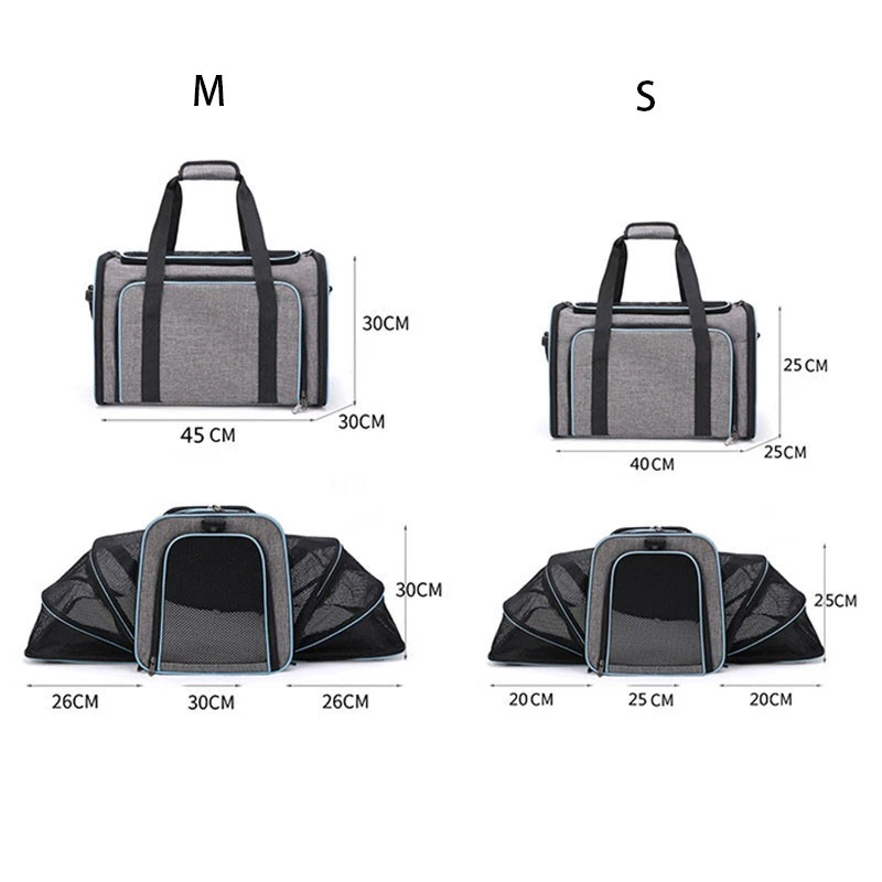 Sac de transport pour chat extnsible dimensions