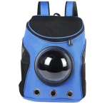 Sac de transport pour chat hublot astronaute bleu Sac de transport pour chat hublot astronaute bleu