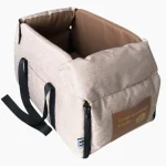 Sac de transport pour chien avec bandoulières confort beige Sac de transport pour chien avec bandoulières confort beige