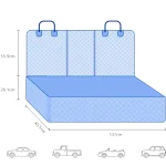 Sac de transport pour chien en voiture pour protection des sièges dimensions