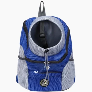 Sac de transport pour chien ventral pratique bleu