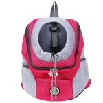 Sac de transport pour chien ventral pratique rouge Sac de transport pour chien ventral pratique rouge