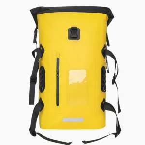 Sac étanche 30 litres sac à dos parfait pour l’aventure en plein air jaune