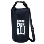 Sac étanche kayak rafting pêche et aventures aquatiques 10L noir Sac étanche kayak rafting pêche et aventures aquatiques 10L noir