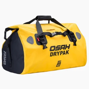 Sac étanche moto 40 litres polyvalent parfait pour l'aventure jaune