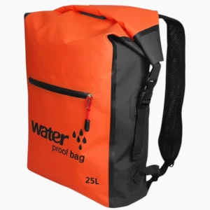 Sac étanche pour randonnée et sports nautiques orange