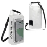 Sac étanche téléphone portable à bandoulière parfait la plage blanc