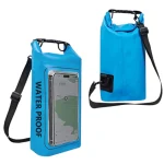 Sac étanche téléphone portable à bandoulière parfait la plage bleu