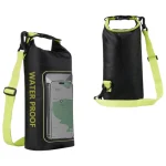 Sac étanche téléphone portable à bandoulière parfait la plage noir