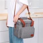 Sac isotherme lunch box pour repas frais et variés porté épaule