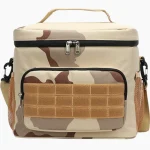Sac isotherme repas homme résistant idéal pour le plein air camouflage beige Sac isotherme repas homme résistant idéal pour le plein air camouflage beige